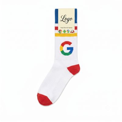 Maßgeschneiderte Farbblock-Crew-Socken - Detail A